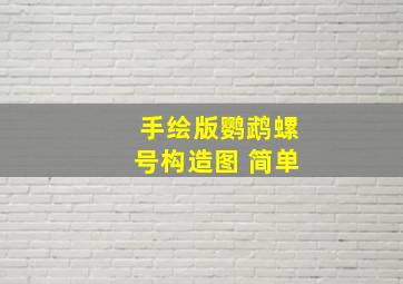 手绘版鹦鹉螺号构造图 简单